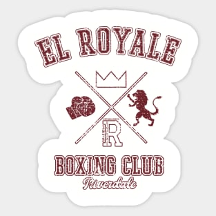 El Royale Boxing Sticker